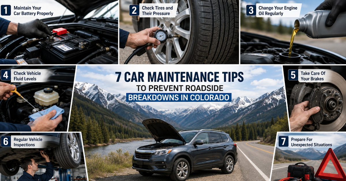 7 Car Maintenance Tips To Prevent Roadside Breakdowns In Colorado