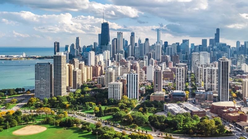 Lufthansa Airlines Chicago office in Illinois
