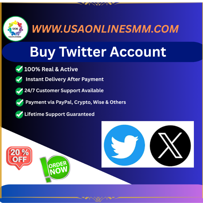 Buy Twitter Account - Safe and secure 100 %