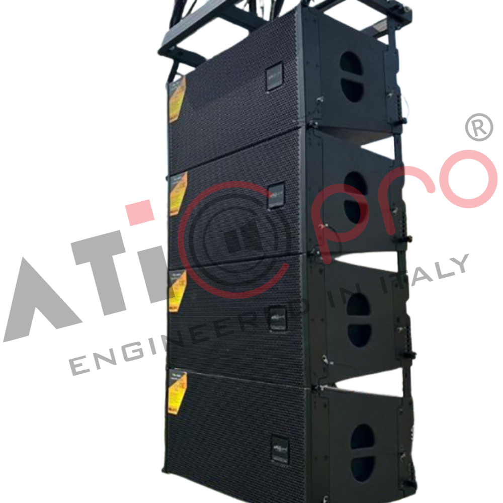 Powerful Dual 12 Inch 3 Way Line Array Cabinet ATiPro HDL312