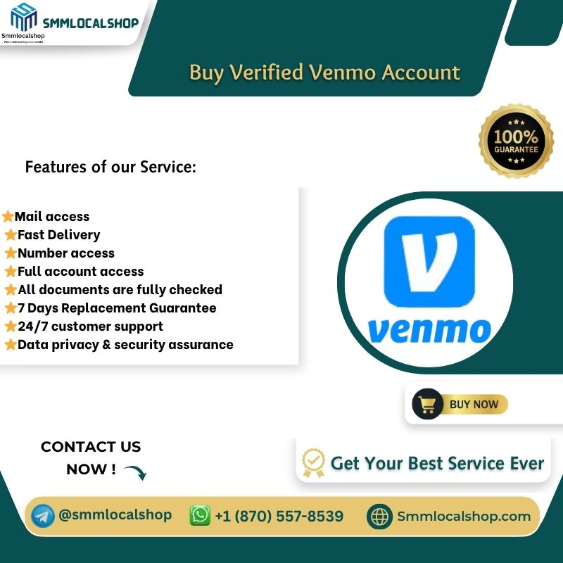 Buy Verified Venmo Account - Get-100% Secure & Verified Usa.