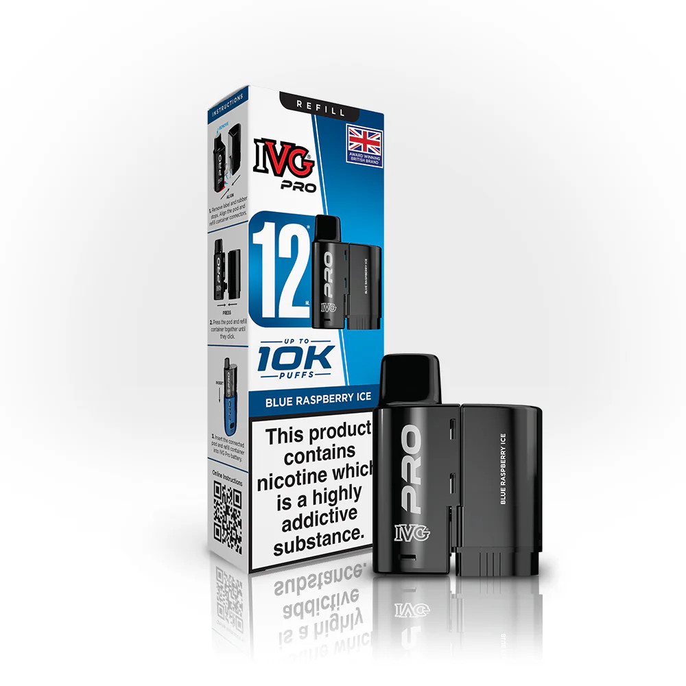 IVG Pro 12 Refill Pods Pack of 5 Wholesale - Genuine Stock