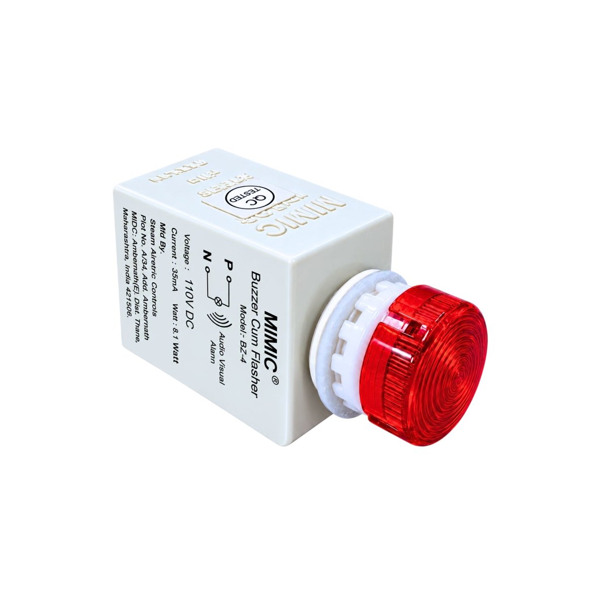 BZ-4 Buzzer Cum Flasher 110V DC | MIMIC Products